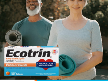 Ecotrin 365-Count Low Strength Aspirin Tablets as low as $6.64 After Coupon (Reg. $15.17) + Free Shipping – 2¢/Tablet