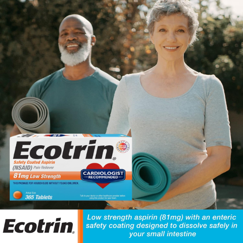 Ecotrin 365-Count Low Strength Aspirin Tablets as low as $6.64 After Coupon (Reg. $15.17) + Free Shipping – 2¢/Tablet