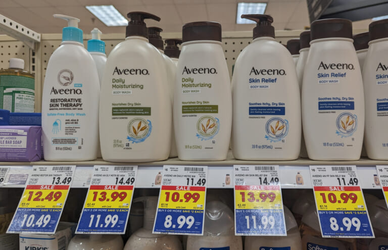 Aveeno Body Wash As Low As $5.99 At Kroger (Regular Price $11.49)