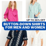 Today Only! Button-Down Shirts for Men and Women $15 (Reg. $36.99+)