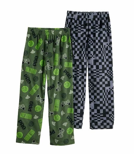 Cuddl Duds Boy's 2-Pack Pajama Pants