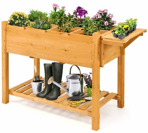 Elevated 8-Grid Planter Box with Folding Tabletop only $89.99 shipped (Reg. $234!)