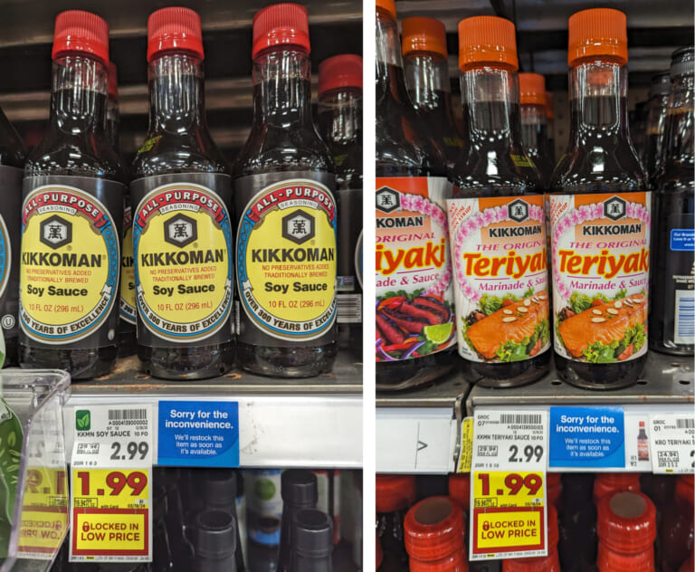 Kikkoman Teriyaki Or Soy Sauce As Low As $1.24 At Kroger