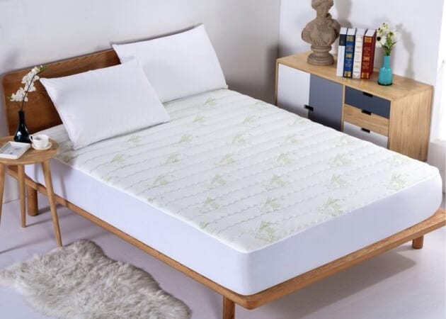 Aloe Vera Hypoallergenic Bamboo Mattress Pad only $22.99 shipped!