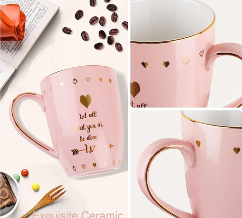 Add a touch of charm to your morning with this Cute Ceramic Mug for just $7.49 After Code (Reg. $14.99)