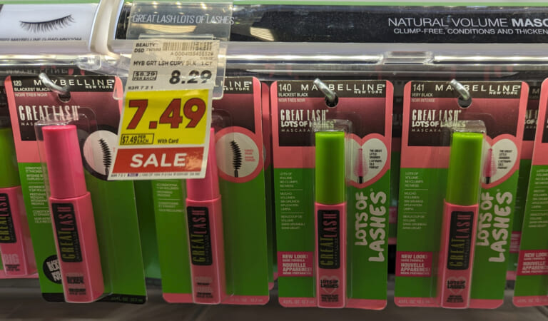 Get Maybelline Great Lash Mascara For Just $5.49 At Kroger (Regular Price $8.29)