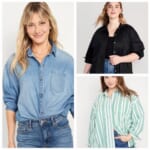 Women's Oversized Button Down Shirts