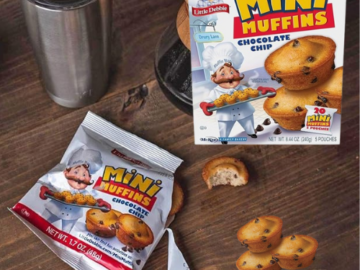 Little Debbie 5-Count Chocolate Chip Mini Muffins, 1.07 oz Pouches $2.50 (Reg. $3.18) – 5¢/Pouch