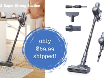 Miuzzy Cordless Vacuum Only $70 With Coupon (reg. $90)