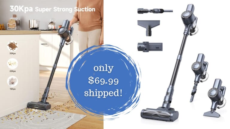 Miuzzy Cordless Vacuum Only $70 With Coupon (reg. $90)