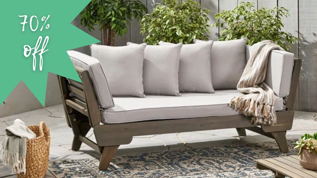 Wayfair | Acacia Outdoor Patio Daybed $160 (reg. $530)