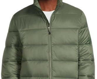 Swiss Tech Men's Packable Puffer Jacket for $9 + free shipping w/ $35