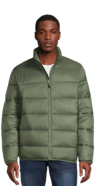 Swiss Tech Men's Packable Puffer Jacket for $9 + free shipping w/ $35