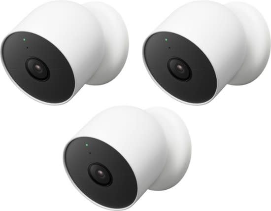 Google Nest Cam 2 Indoor / Outdoor Security Camera 3-Pack for $300 for members + free shipping