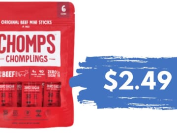 Save $3 on Chomps Meat Sticks| $2.49 at Publix