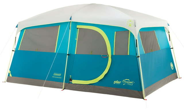 Coleman Tenaya Lake 8-Person Lighted Fast Pitch Cabin Tent for $125 + free shipping