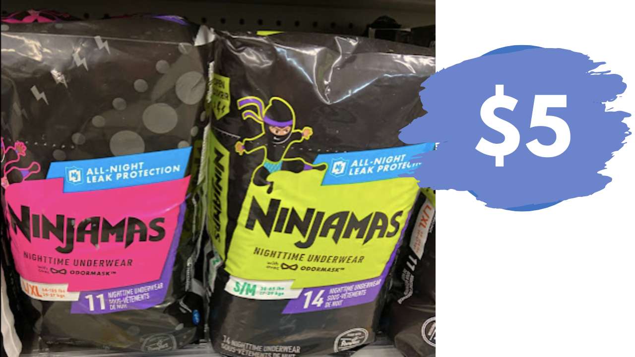 $5 Pampers Ninjamas Nighttime Training Underwear at CVS