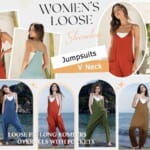 Women’s Loose Sleeveless Jumpsuits $14.49 After Code (Reg. $29) – SO Comfortable! Various Colors, S-3XL