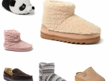 *HOT* Kohl’s Slippers Clearance Deals for the Family!