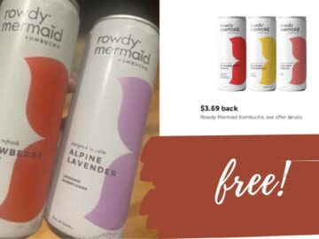 FREE Rowdy Mermaid Kombucha with Ibotta Offer!