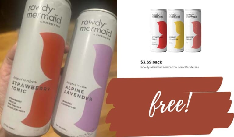 FREE Rowdy Mermaid Kombucha with Ibotta Offer!