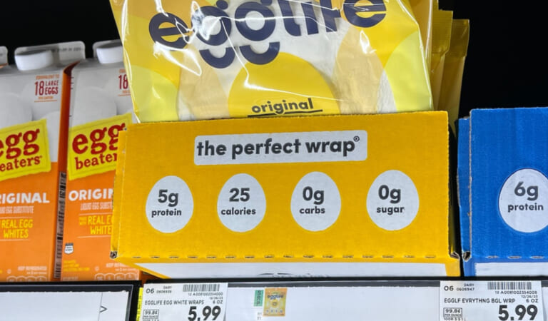 Egglife Wraps As Low As $2.29 At Kroger (Regular Price $5.99)