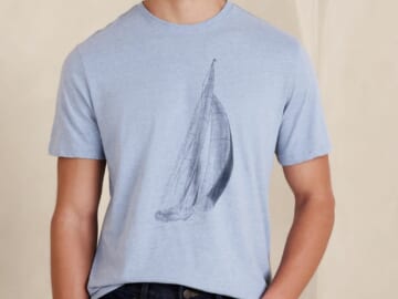 Banana Republic Factory Graphic T-Shirt Clearance from $14 in cart + free shipping w/ $50