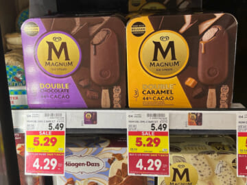 Magnum Ice Cream Bars As Low As $3.29 At Kroger