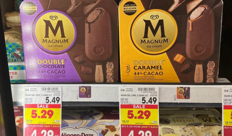 Magnum Ice Cream Bars As Low As $3.29 At Kroger