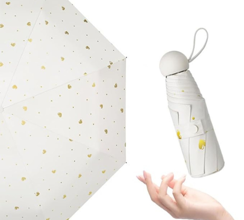 Shield yourself in style with this Mini Travel Umbrella for just $8.39 After Code (Reg. $13.99)