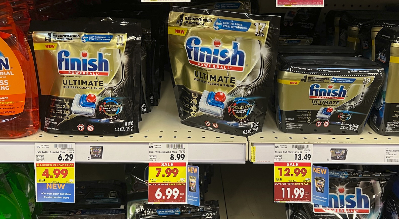 Finish Ultimate Detergent As Low As $1.99 At Kroger (Regular Price $6.29)
