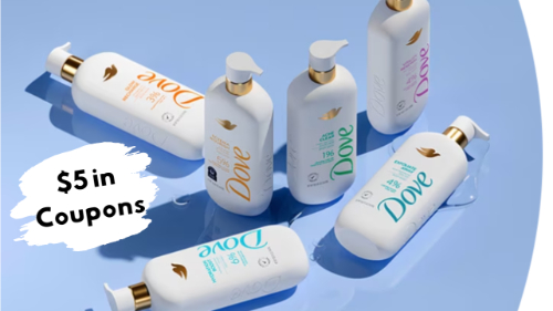 $5 in Dove Coupons When You Sign Up
