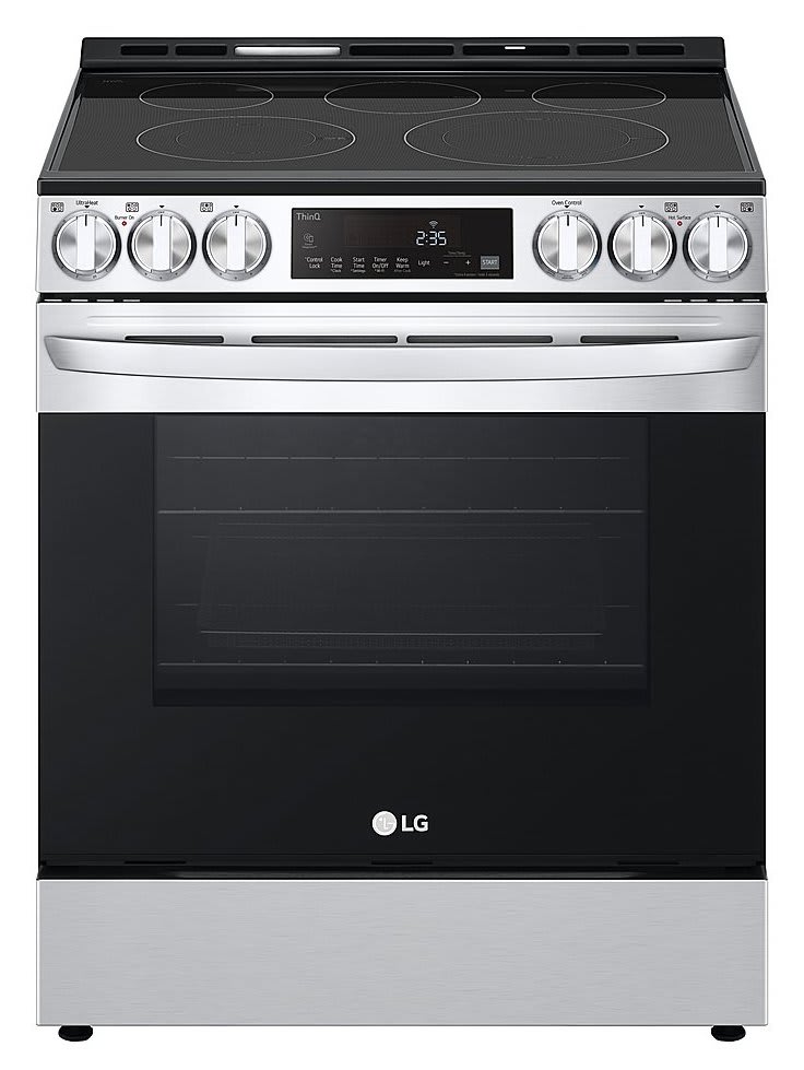 LG 6.3-Cu. Ft. Smart Slide-In Electric True Convection Range for $1,000 + free shipping