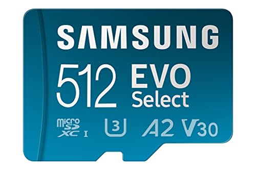 Samsung EVO Select 512GB UHS-I microSD Card for $30 + free shipping