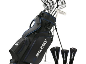 MaxKare 13pc Complete Golf Clubs Set for $185 + free shipping
