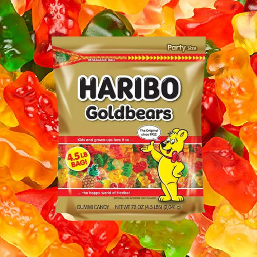 Haribo Goldbears Gummi Candy Resealable Bag, 4.5 lb $9.98 (Reg. $16)