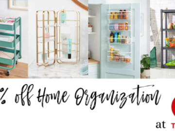 20% off Storage & Organization Items at Target Thru 3/9