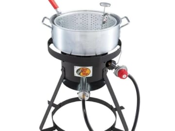 Bass Pro Shops Aluminum Fish Fryer for $40 + free shipping w/ $50