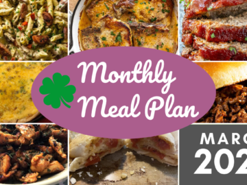 Southern Savers FREE March 2024 Monthly Meal Plan (Freezer/Pantry Edition)