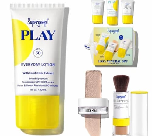 *RARE* Supergoop Sunscreen, Skin Care, Makeup Deals: Up to 66% off!