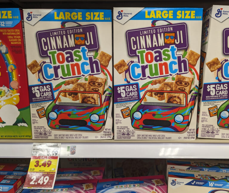 General Mills Large Size Cereal As Low As $1.99 At Kroger
