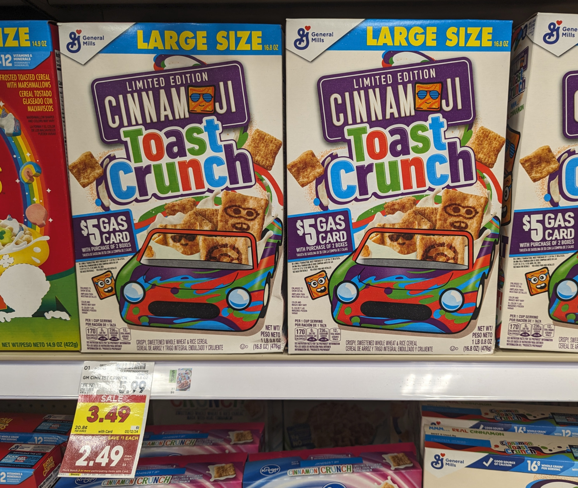 General Mills Large Size Cereal As Low As $1.99 At Kroger