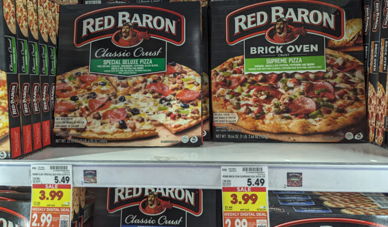 Red Baron Pizzas Just $2.99 At Kroger