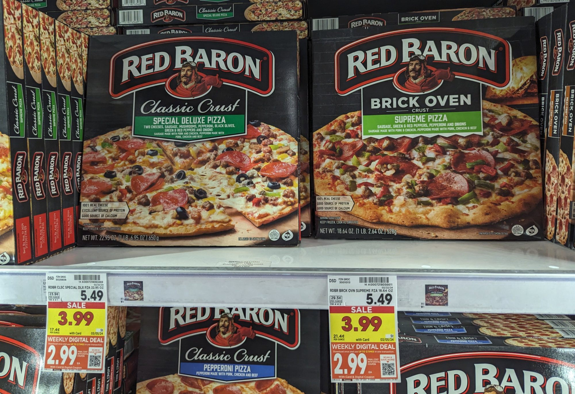 Red Baron Pizzas Just $2.99 At Kroger