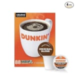 Dunkin' Original Blend Medium Roast Coffee, 88 Keurig K-Cup Pods