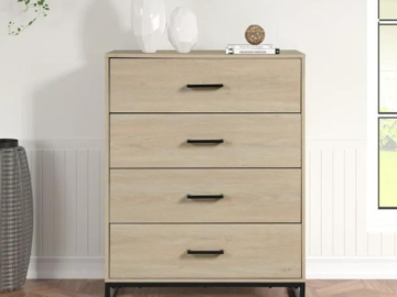 Mainstays Industrial 4 Drawer Dresser $69 Shipped Free (Reg. $79)