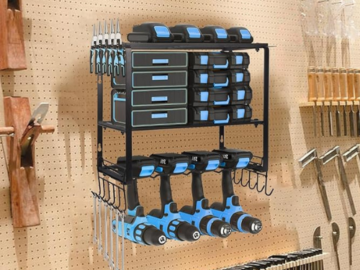 3-Tier Power Tool Organizer Wall Mount $18.59 After Code (Reg. $31)