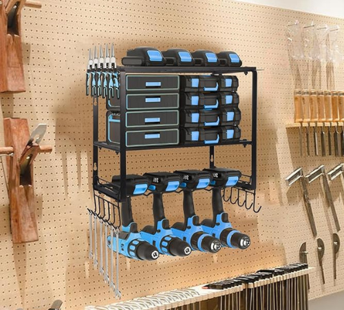 3-Tier Power Tool Organizer Wall Mount $18.59 After Code (Reg. $31)