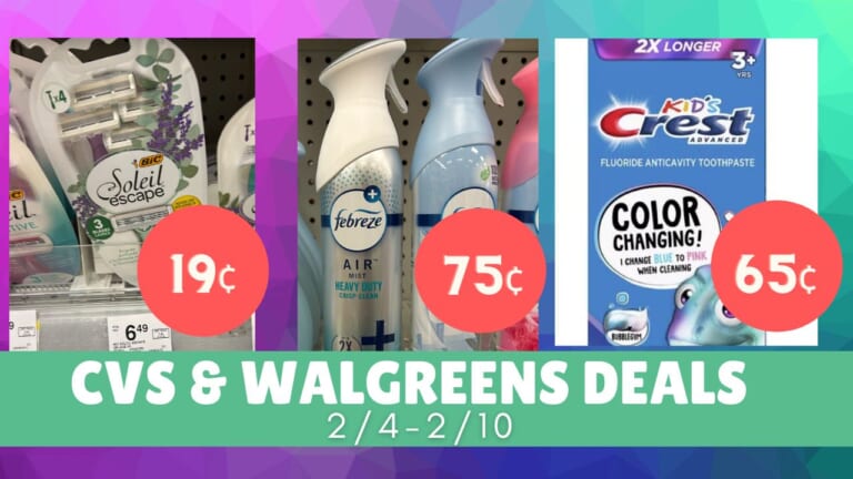 Video: Top CVS & Walgreens Deals 2/4-2/10