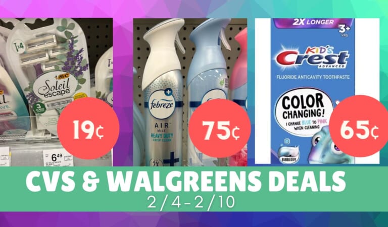 Video: Top CVS & Walgreens Deals 2/4-2/10
